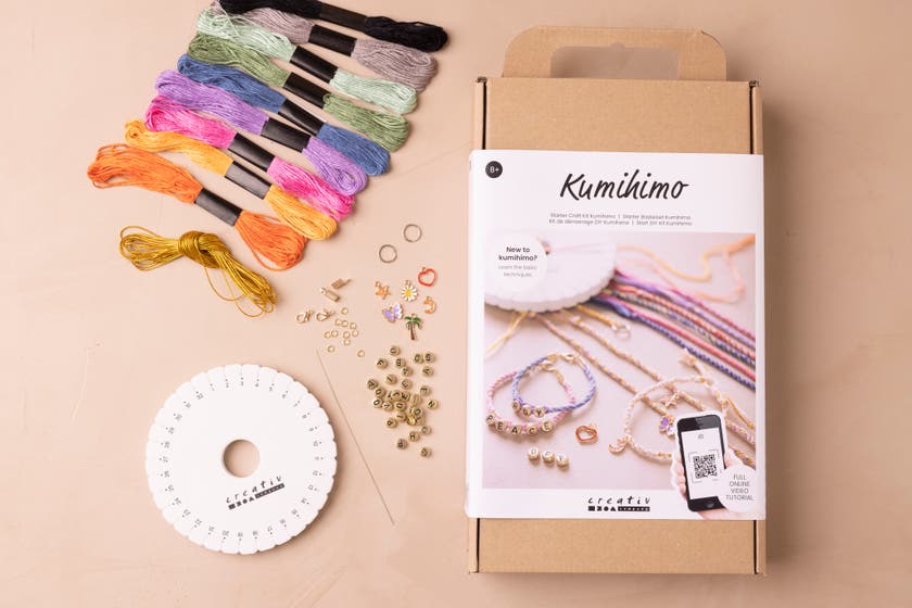Start Diy Kit Kumihimo, Vänskapsarmband
