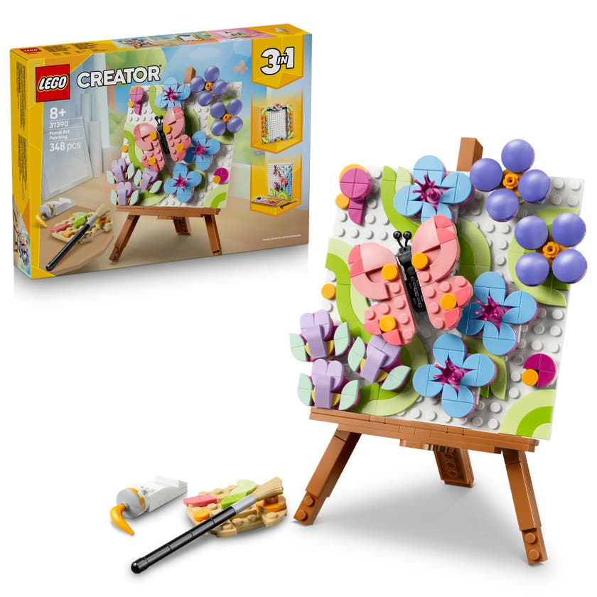 LEGO® Creator 3-i-1 Målning med blomsterkonst 31390
