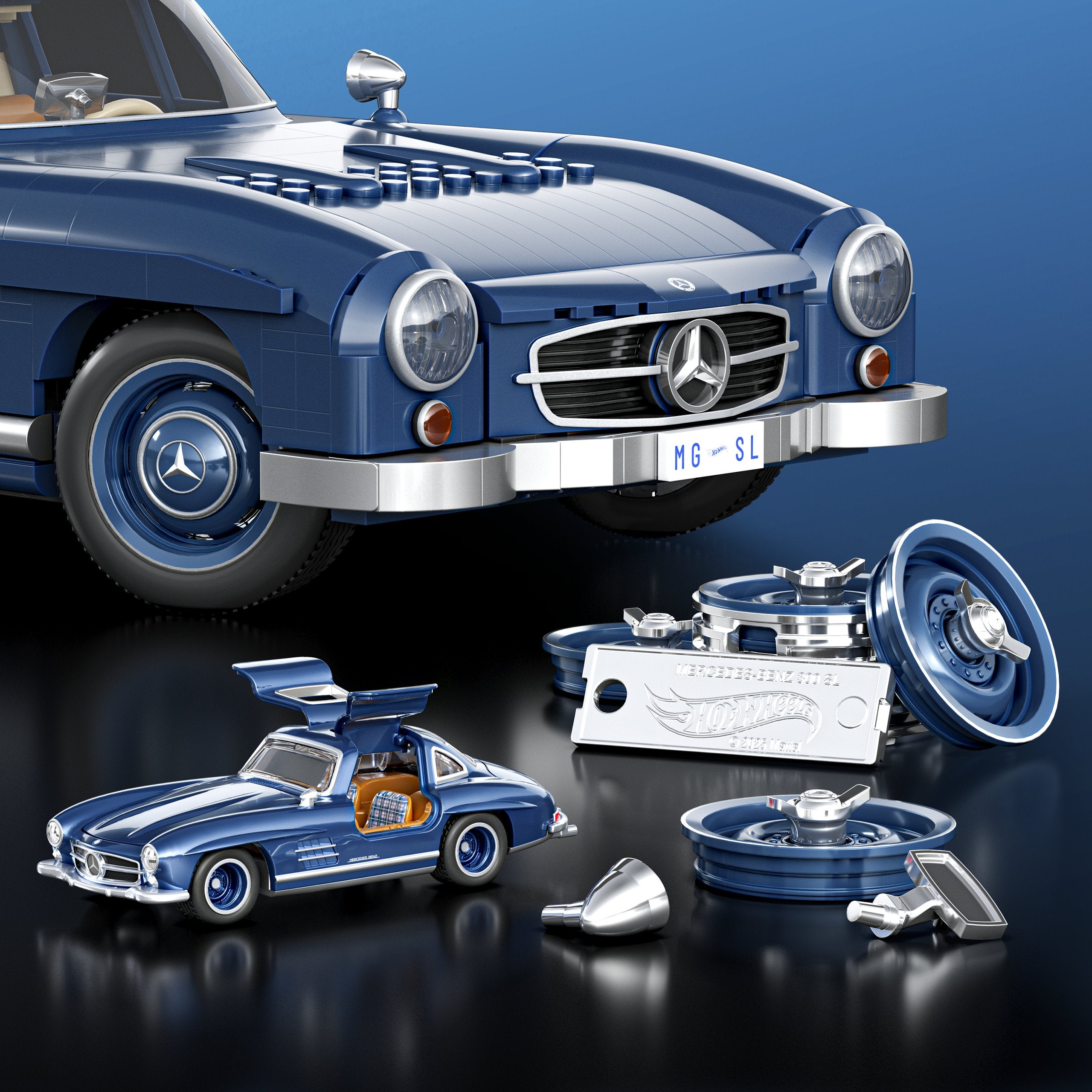Mattel Brick Shop Premium Series Mercedes-Benz