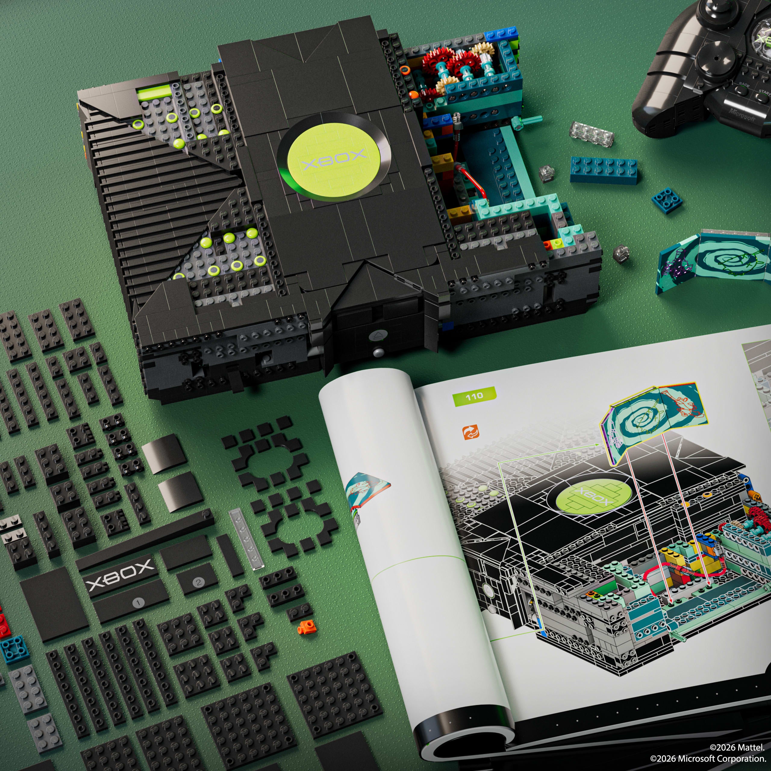 Mattel Brick Shop Microsoft XBOX Byggsats 3509 delar 