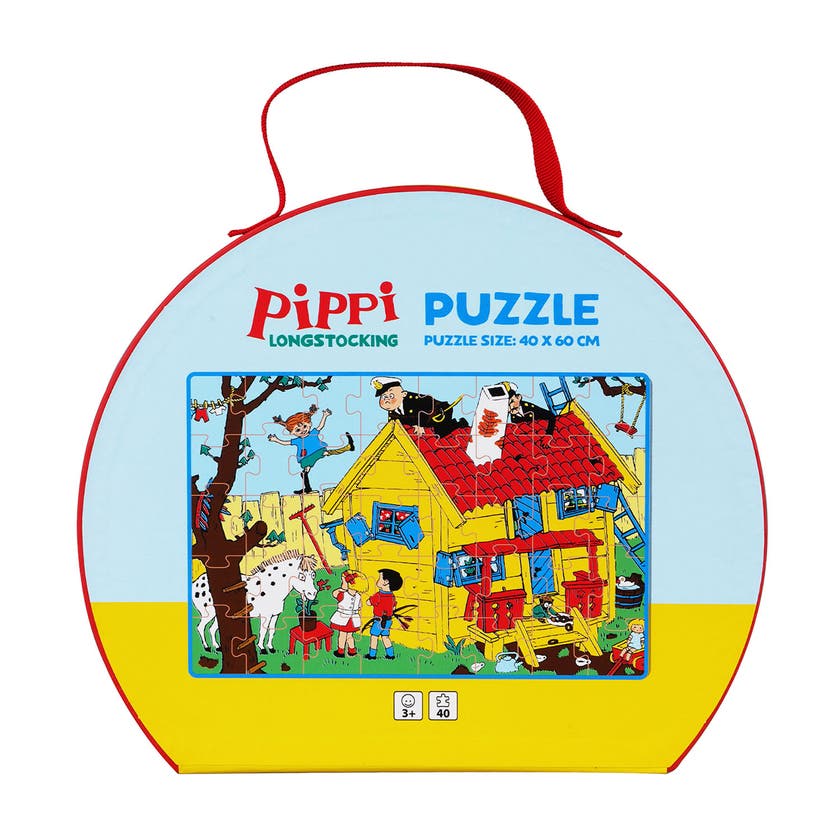 Pippi Suitcase with puzzle 40 pcs