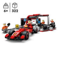 LEGO City Formula 1 60443, F1® depåstopp & depåteam med Ferrari bil