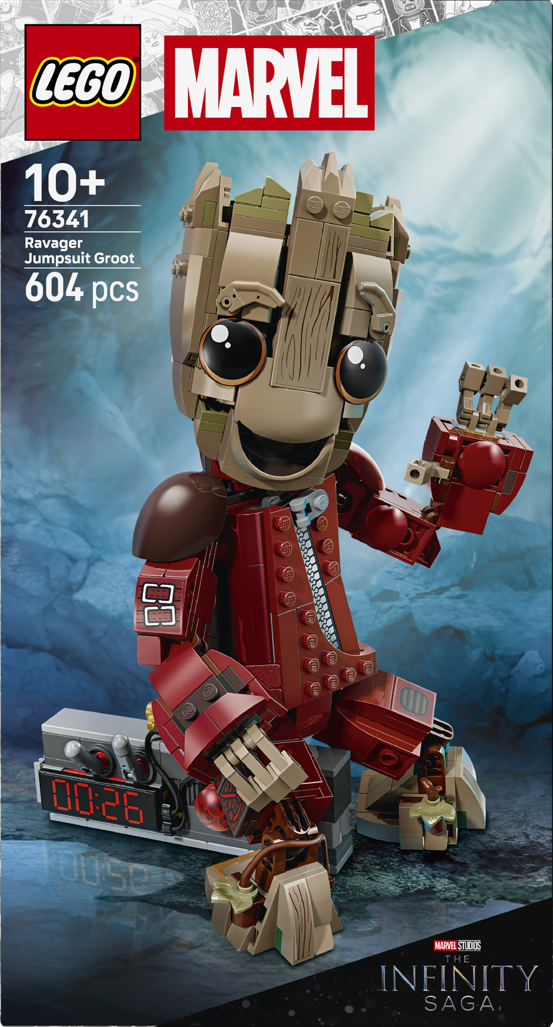 LEGO® | Marvel Groot i Ravager-kläder Byggleksak 76341