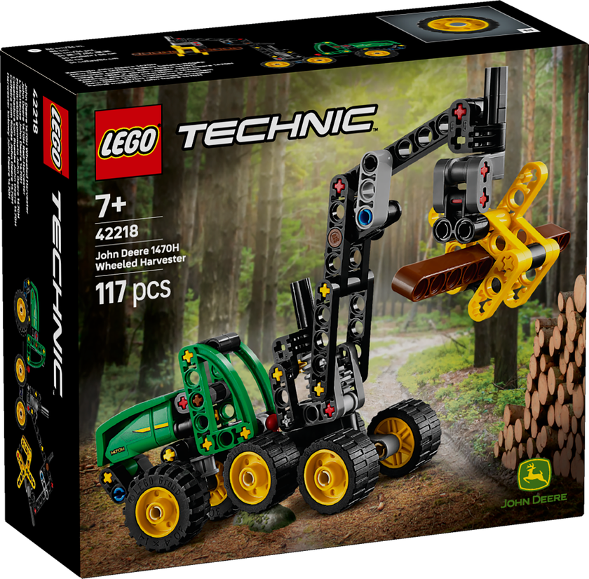 LEGO® Technic John Deere 1470H skogsmaskin 42218