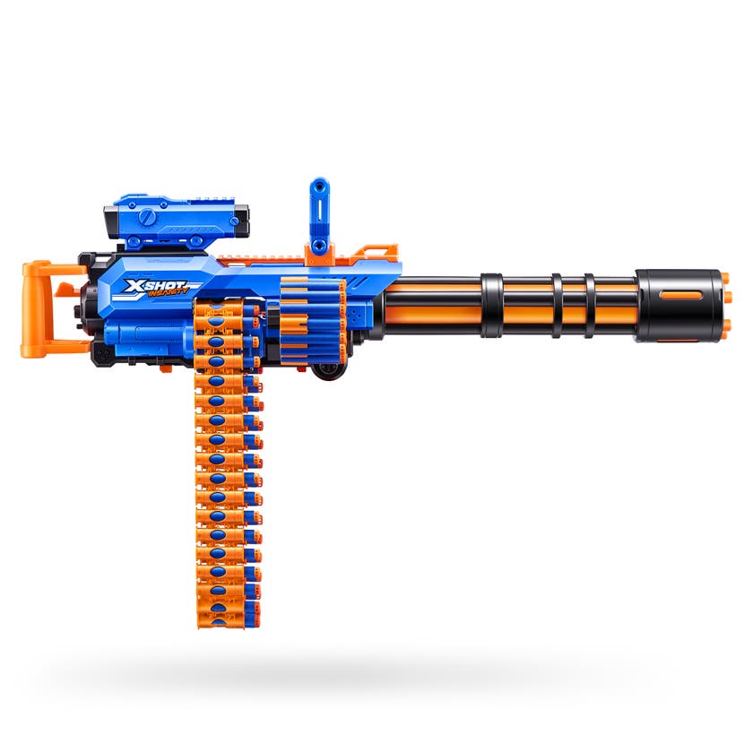 XSHOT Insanity Motorized Rage Fire Gatlin Gun with tripod
