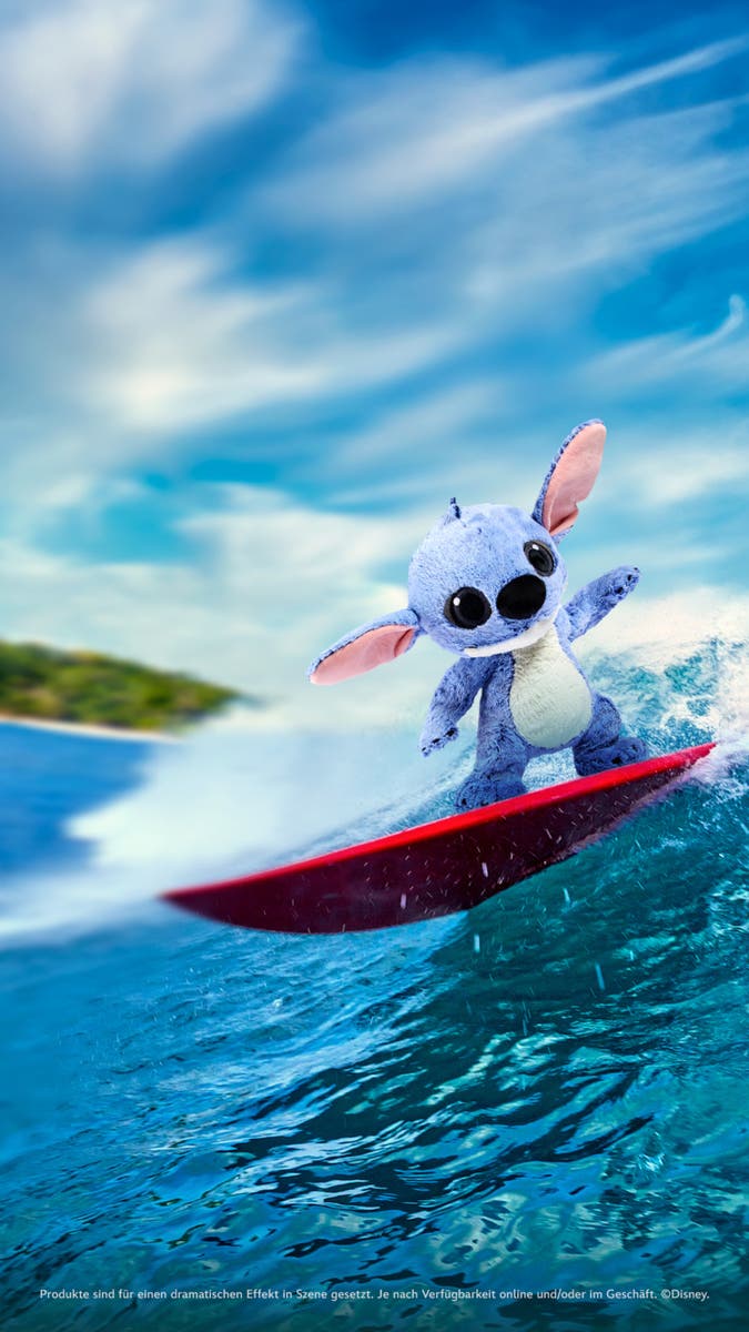 Disney Lilo & Stitch, Stitch Live Action Gosedjur (25Cm)