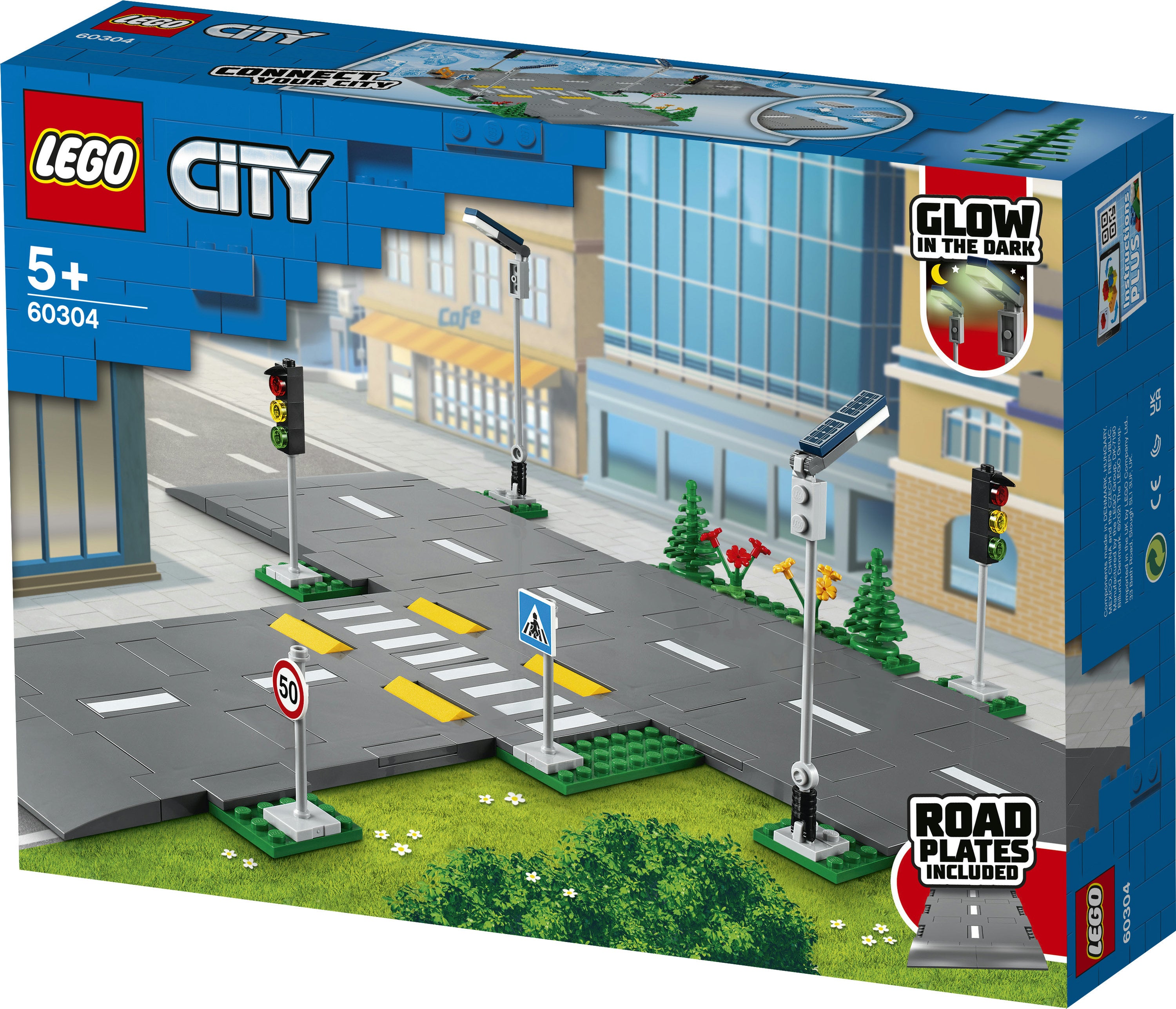 LEGO City Town 60304, Vägplattor
