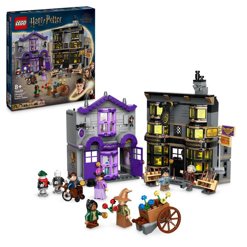 LEGO Harry Potter 76439, Ollivanders & Madam Malkins klädnader