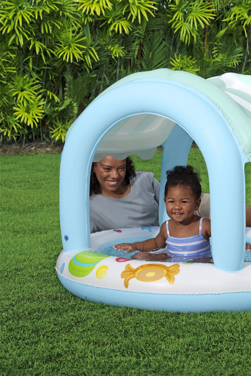 Bestway, Φ41" X H33"/Φ104M X H84Cm Sweet Shoppe Shaded Kiddie pool