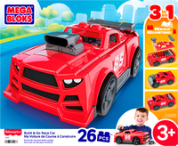 MEGA BLOKS Build & Go Race Car 26 delar