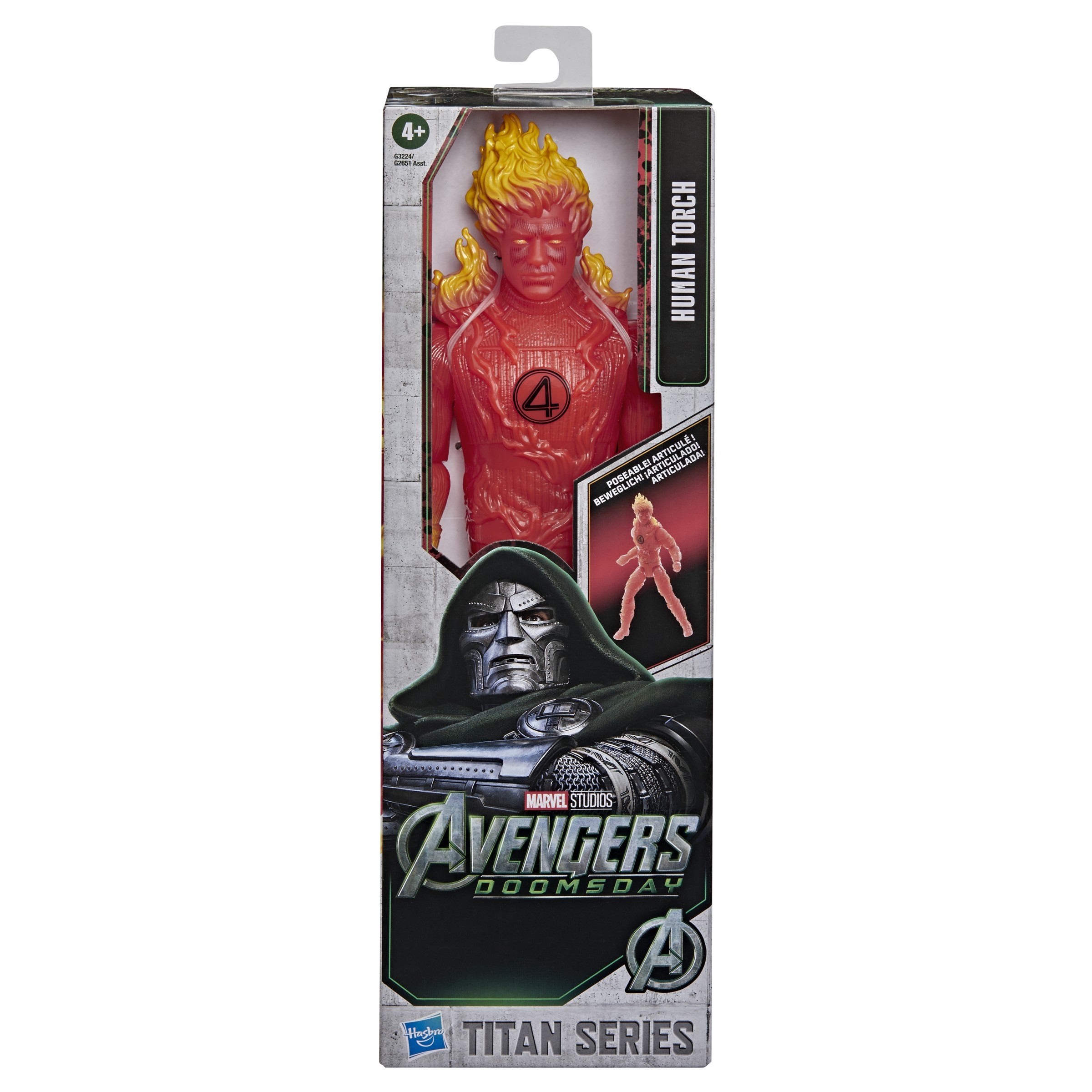 Marvel Avengers Doomsday Titan Series Human Torch