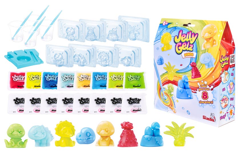 Jelly Gelz Dinos - Dinosaurie-pysselset