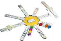Mexican Train i plåtask