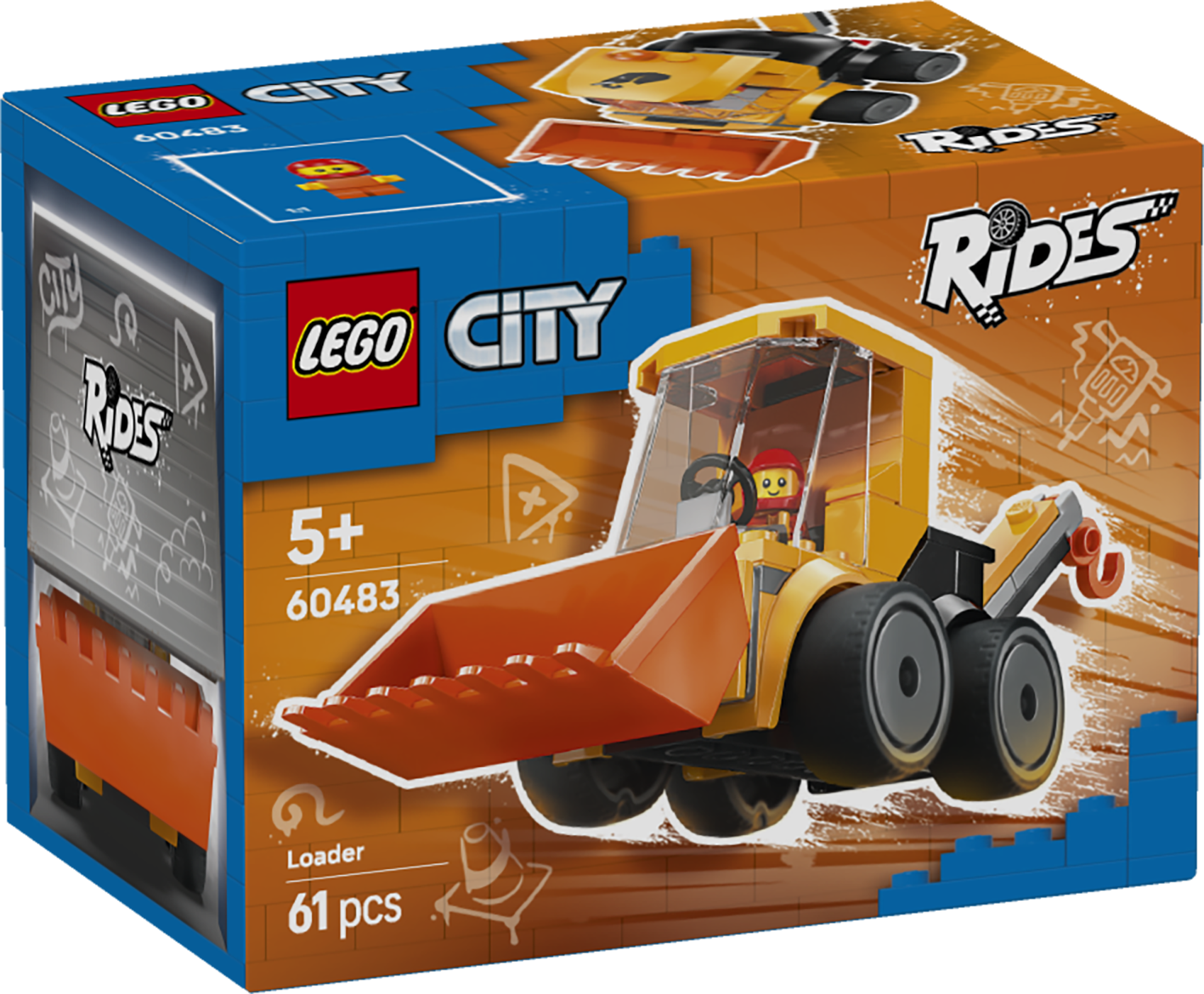 LEGO® City Fordon – hjullastare – Bygg- och lekset 60483