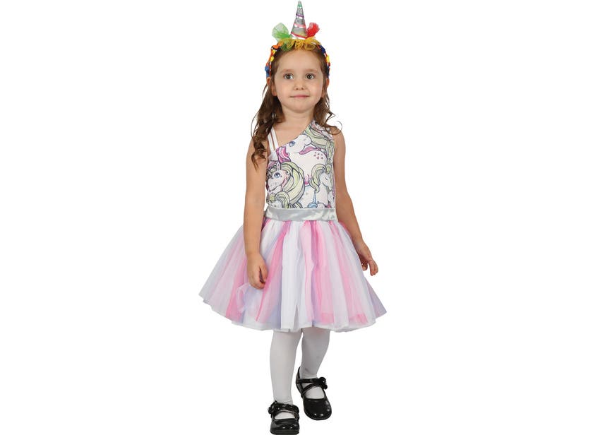 Enhörningsklänning 3-4 år