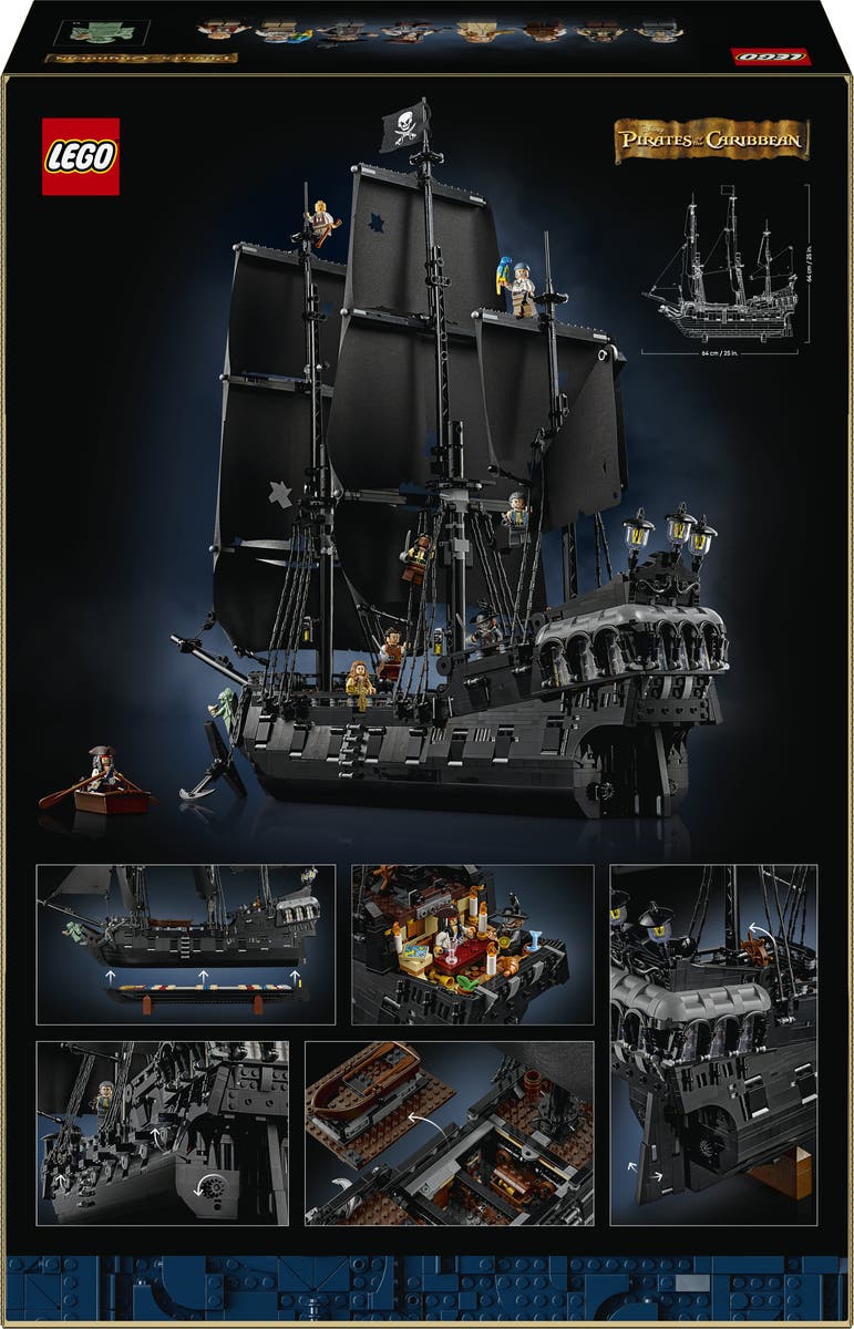 LEGO® Icons Kapten Jack Sparrows piratskepp, Byggset för vuxna 10365
