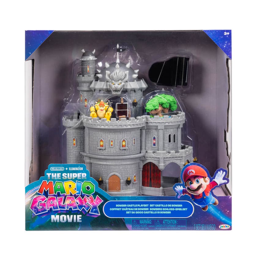 Super Mario 2 Movie 1.5in Playset Deluxe Bowsers Castle