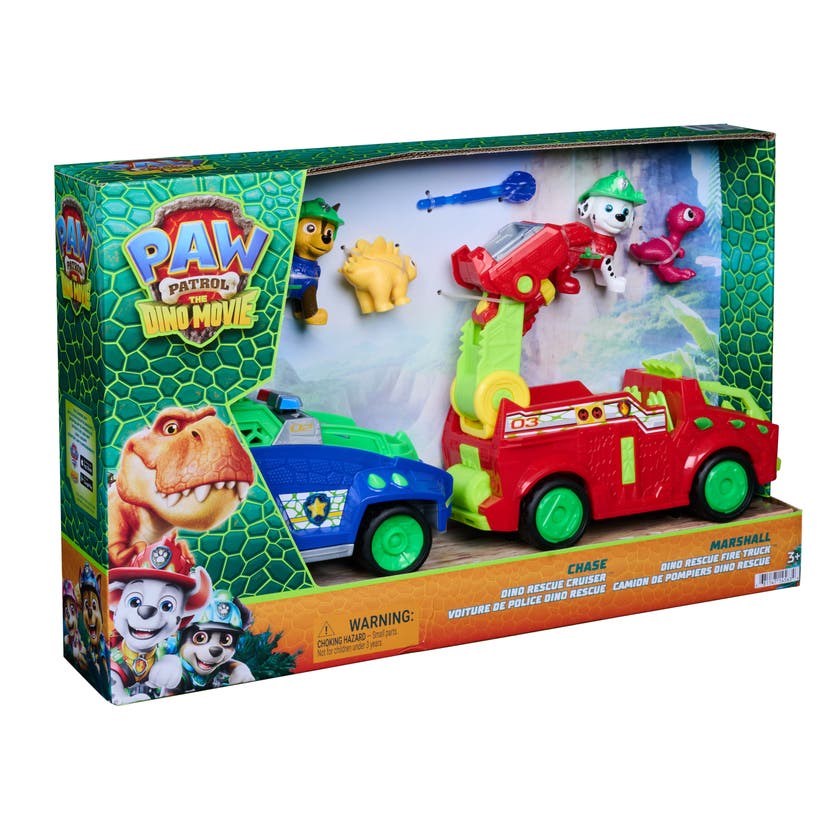 Paw Patrol Movie 3 Dino Vehicle 2 Pack