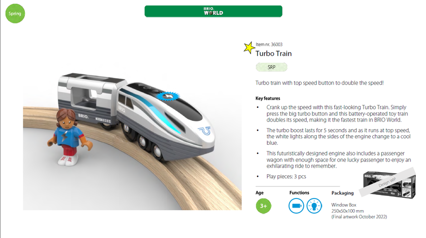 BRIO Tåg, Turbo Train