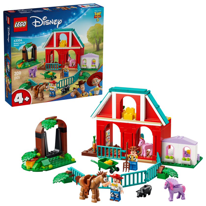 LEGO® | Disney and Pixar Toy Story 5 Blazes hästranch 43304