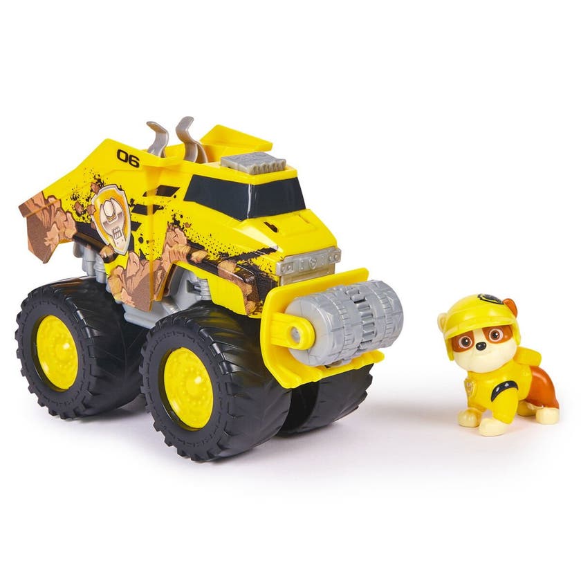 Paw Patrol, Rescue Wheels Themed Vehicles, Rubble