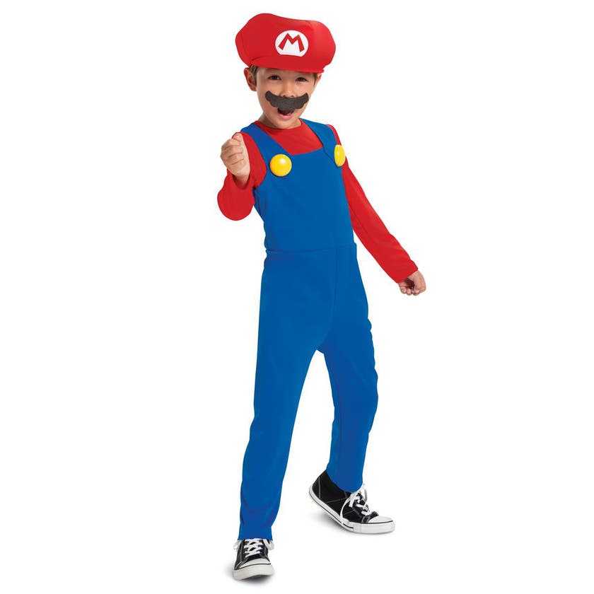 Super Mario Maskeraddräkt S (4-6 år)