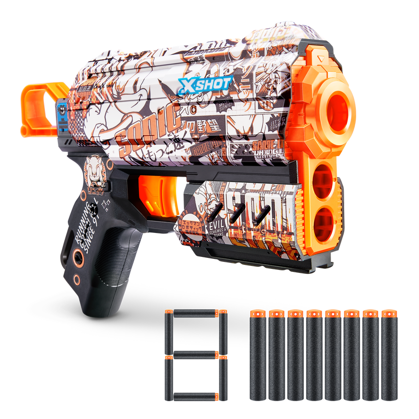 XSHOT SKINS-FLUX(8 Darts) SONIC