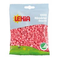 Rörpärlor 1000 st Varmrosa