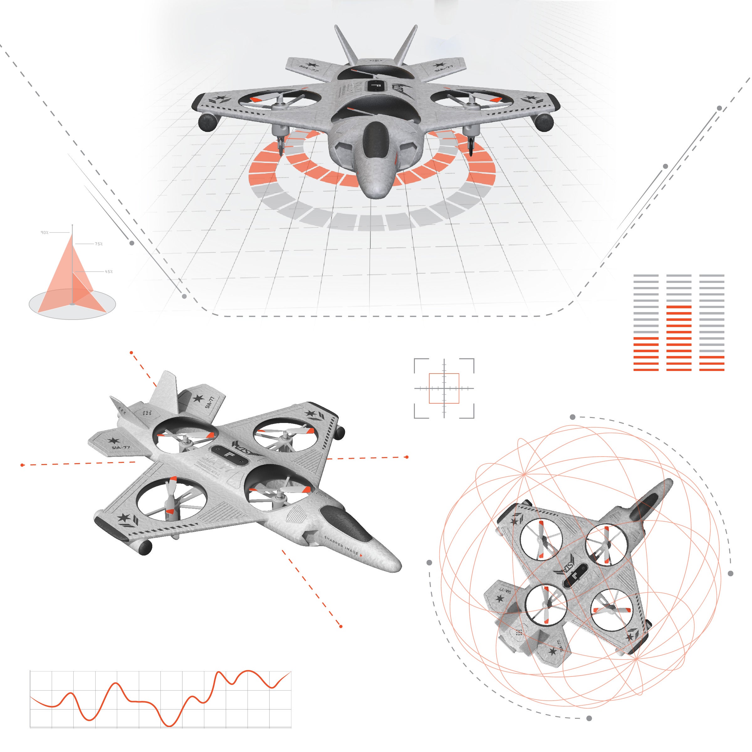 Thunderbolt Jet X-2 Stuntdrönare