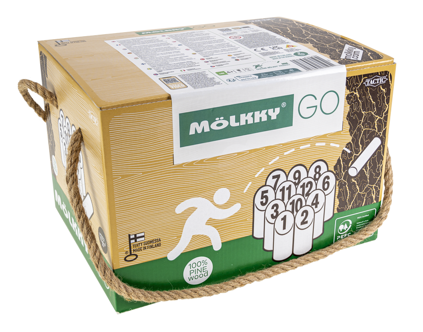 Mölkky Go Refresh, med Original spelpjäser SE