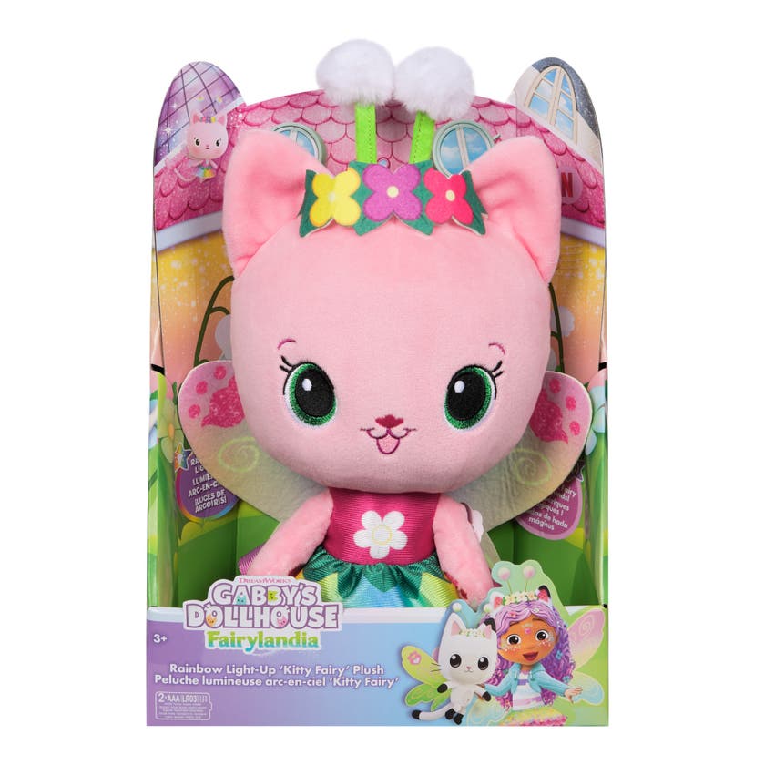 Gabby's Dollhouse Light Up Kitty Fairy Plush 30 cm