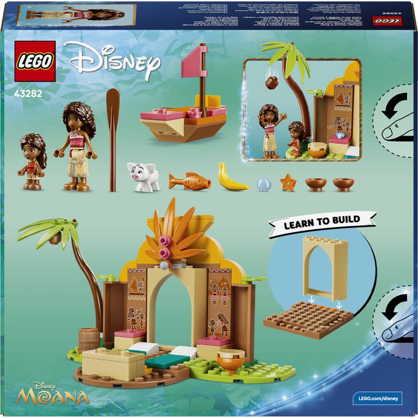 LEGO® │ Disney Vaiana Byhus & båt Byggleksak 43282