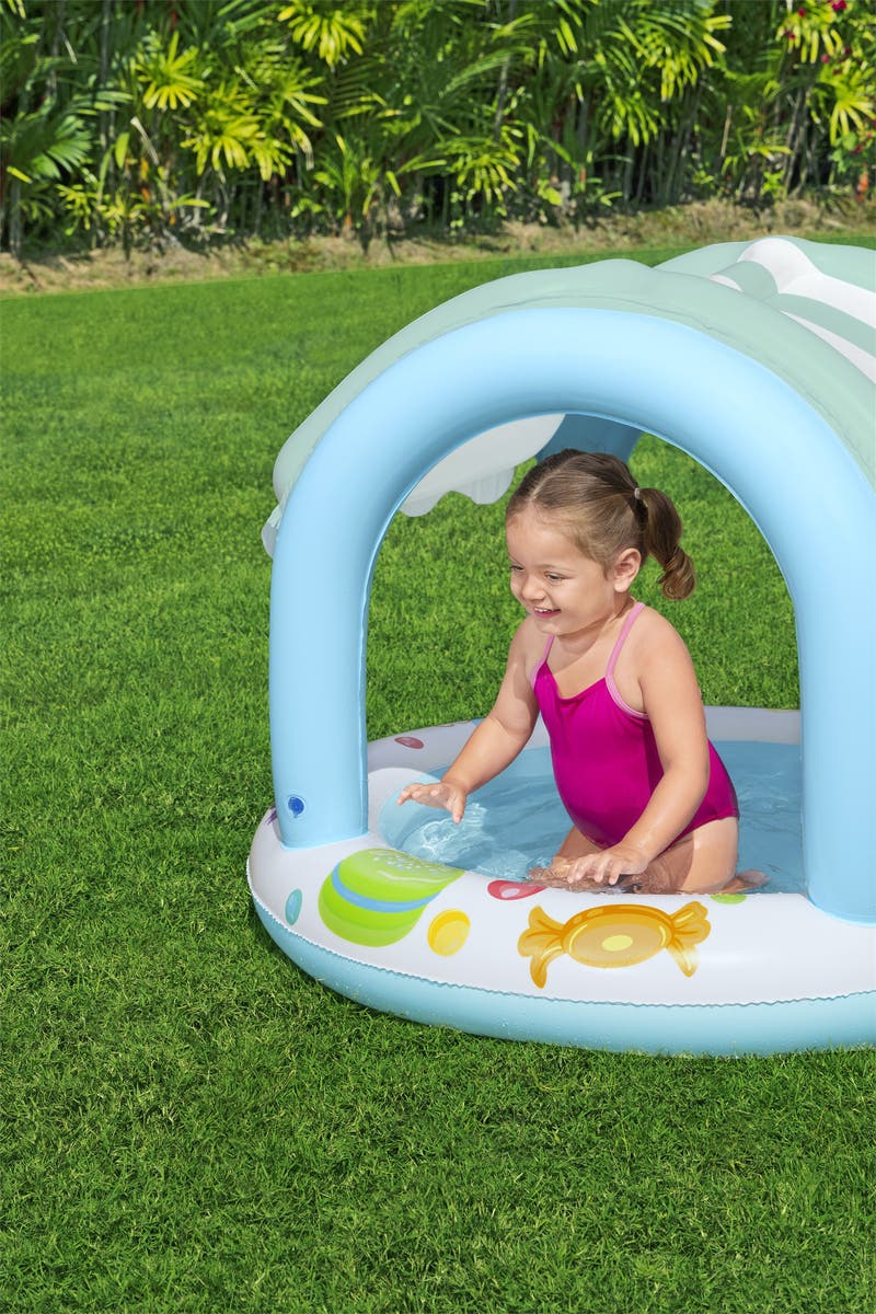 Bestway, Φ41" X H33"/Φ104M X H84Cm Sweet Shoppe Shaded Kiddie pool