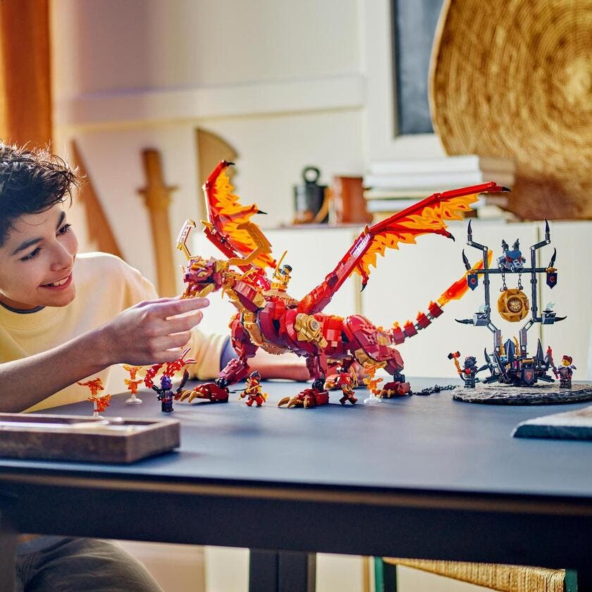 LEGO NINJAGO 71822, Rörelsens källdrake