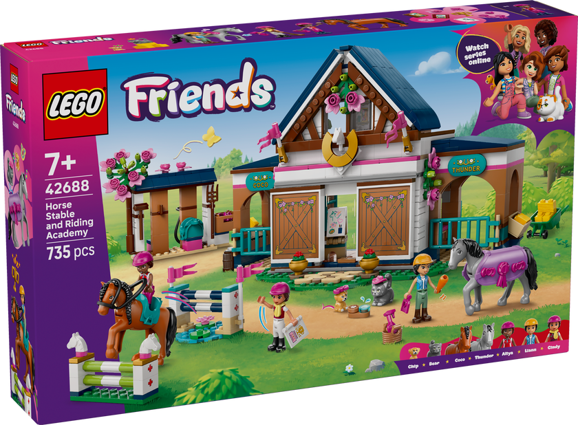LEGO® Friends Häststall och ridskola Lekset 42688