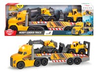 Dickie Toys Mack/Volvo Långtradare med Anläggningsfordon