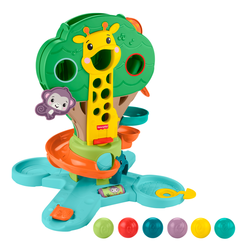 Fisher-Price Sit-To-Stand Jungle Tree Bollspel