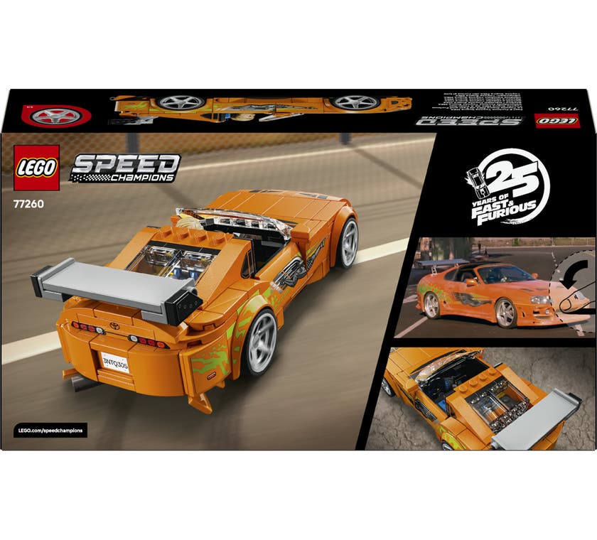 LEGO® Speed Champions The Fast and The Furious Toyota Supra MK4 – Sportbilsset 77260