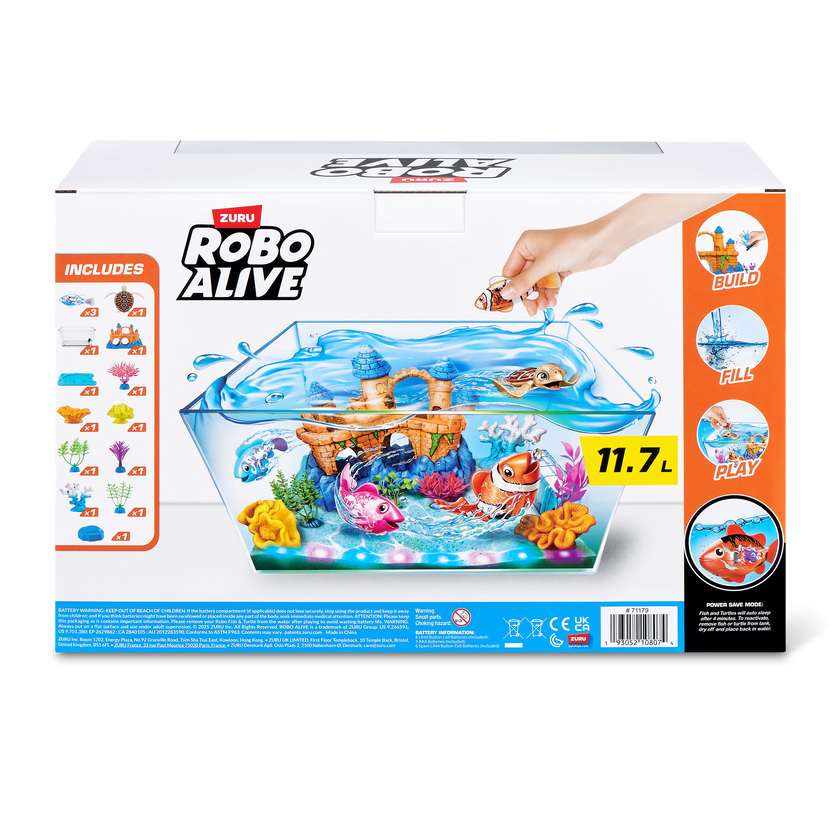Robo Alive Light Up Aquarium Set