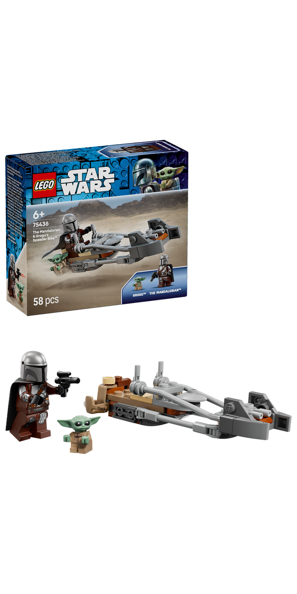 LEGO® Star Wars™ The Mandalorian & Grogu’s Speeder Bike™ 75436