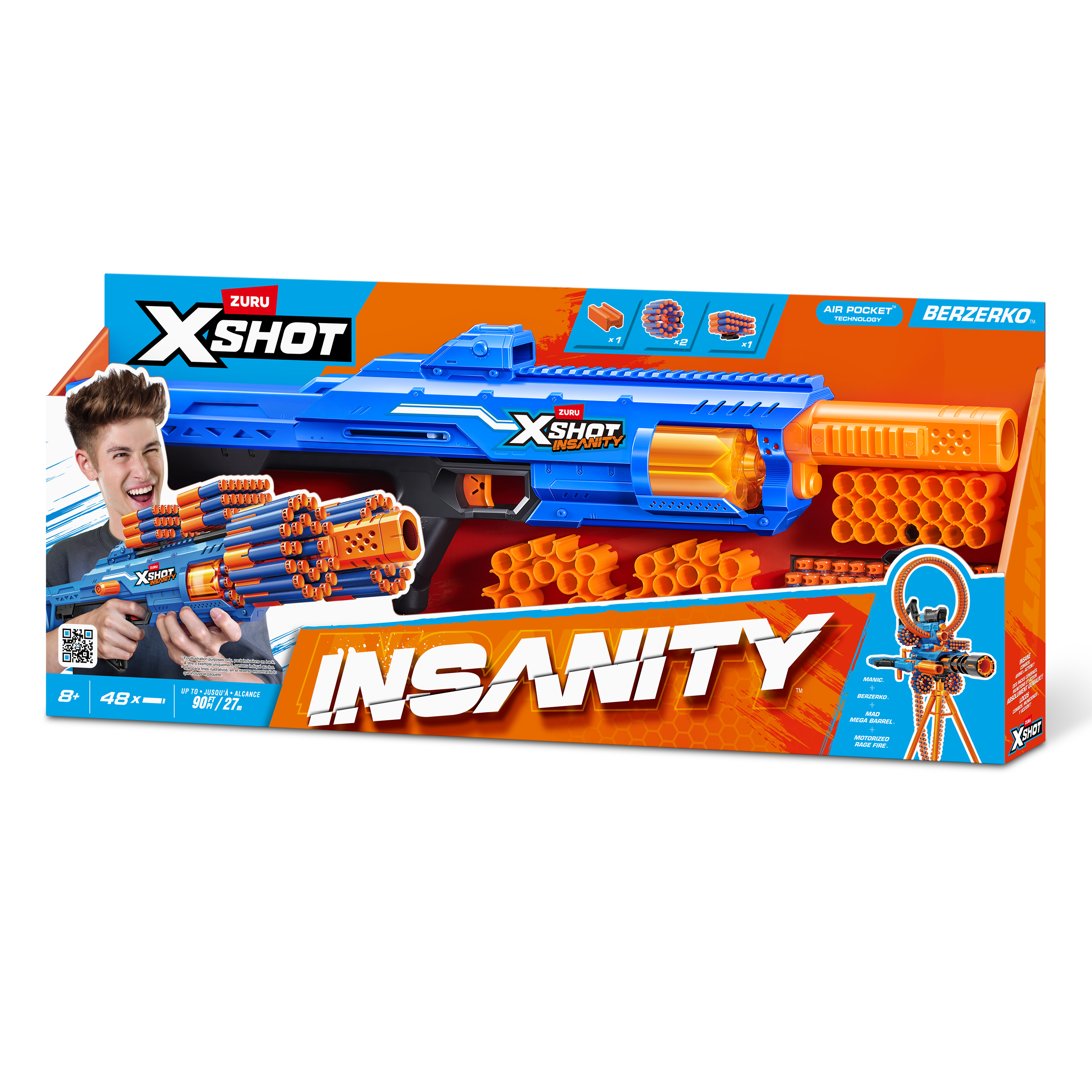 XSHOT Insanity Berzerko 6 Shot(48 darts)