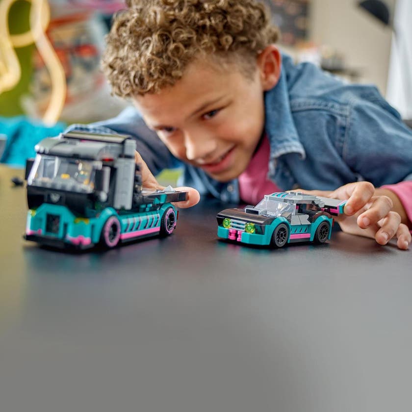 LEGO City 60406, Racerbil och biltransport