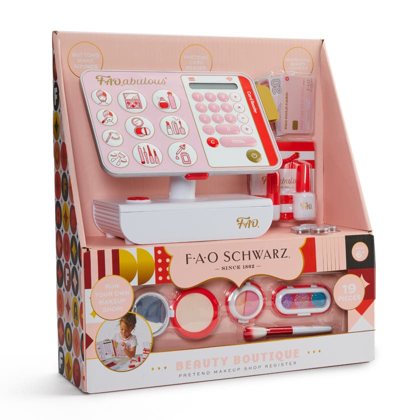 FAO SCHWARZ Sminkbutik med kassasystem