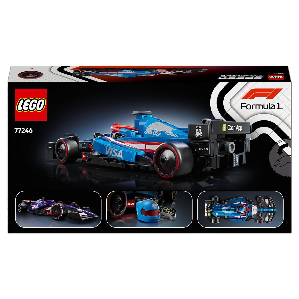LEGO Speed Champions 77246, Visa Cash App RB VCARB 01 F1® Race Car