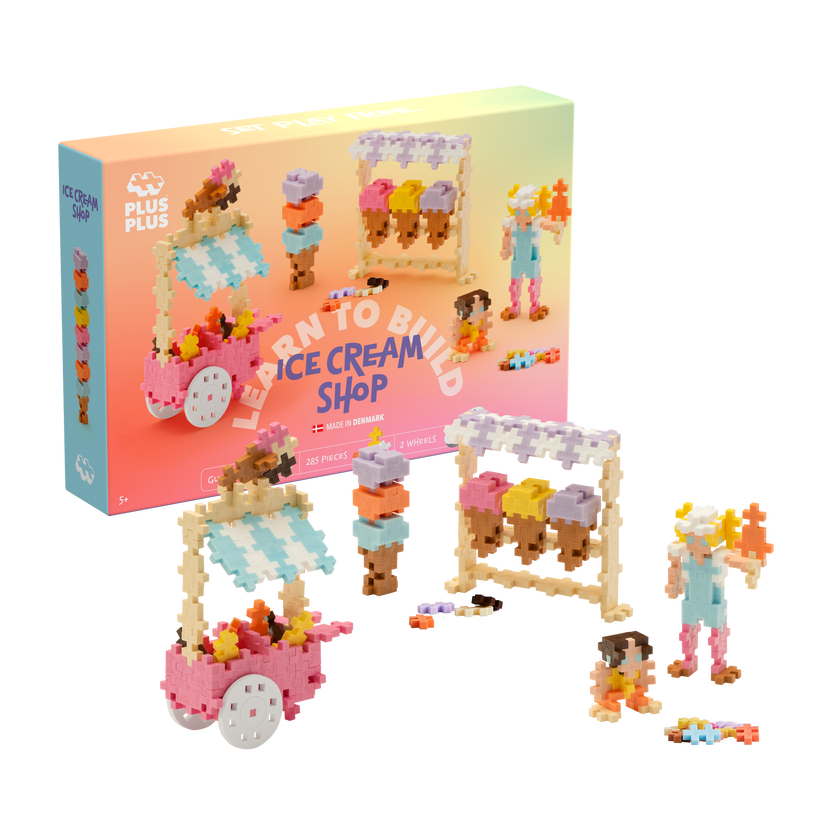 Plus-Plus Learn to Build – Glassbutik, 285 delar