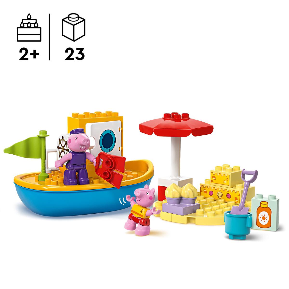 LEGO DUPLO 10432, Greta Gris – Båttur