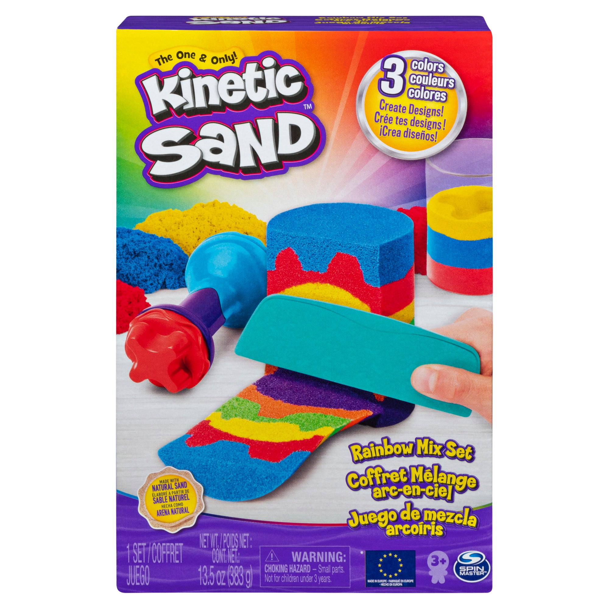 Kinetic Sand Rainbow Mix Set
