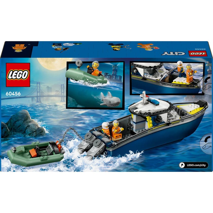 LEGO City 60456, Polisens båtjakt