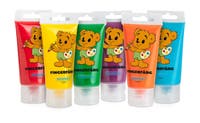 Bamse Fingerfärger 6-pack