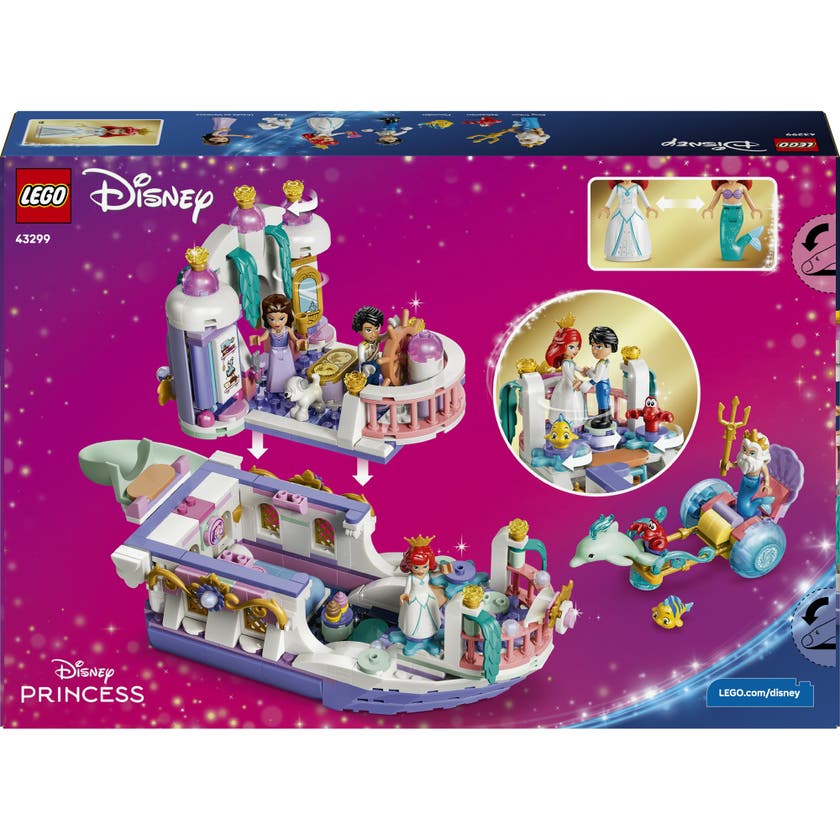 LEGO® │ Disney Princess Ariels kungliga bröllopsbåt 43299